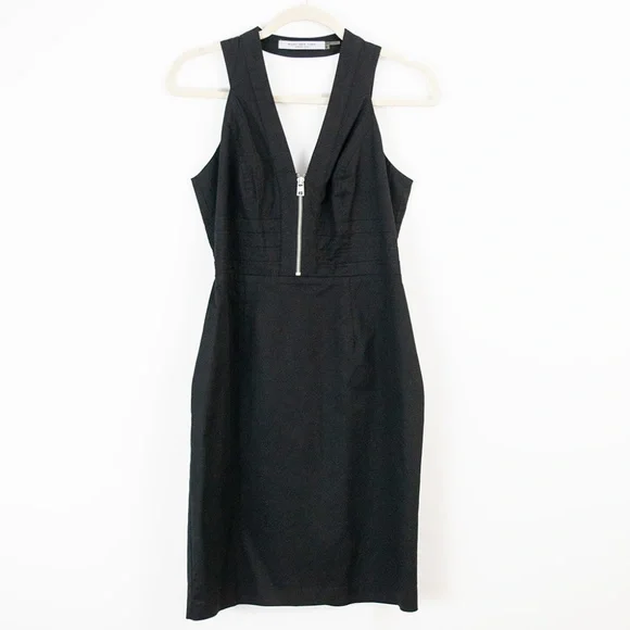 black cotton spandex dress Maxi Black Dress with Long Sleeves and Fitted Wrap Design
